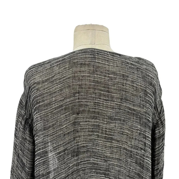 Eileen Fisher Linen Blend Open Front Lightweight Cardigan Plus‎ Size 2X - Picture 8 of 12